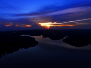 Danau Buatan Rumbai on High Dynamic Range - Aerial Photography & Survey